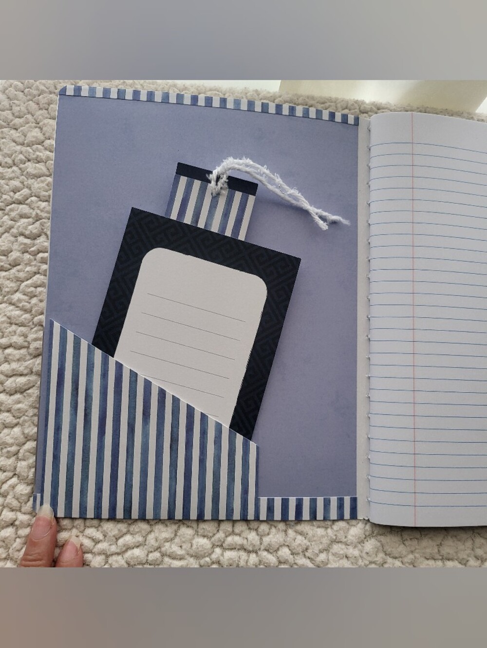 Handcrafted Scrapbook Journal- NWT - Picture 3 of 6